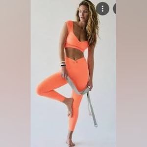 Free people High-Rise Ankle Breathe Deeper Leggings